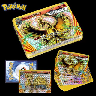 Kit de 10 Cartas Pokémon TCG XY Break Card Golden Arcanine Ho-Oh Lugia Greninja Trevenant Coleção Rara Mais Recente