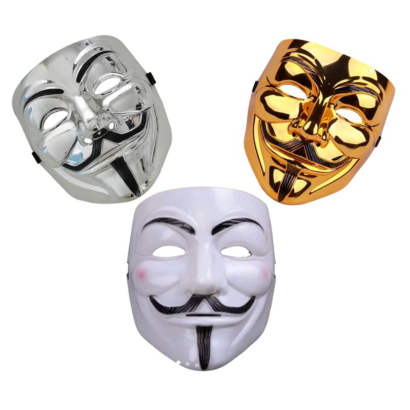 Toyvian 3 Pecas Figuras De Ação De Jogos Máscara De Hacker De Carnaval De  De Halloween Mascarada De Festa De Halloween Hóquei Mascarar Adulto Decorar  Branco