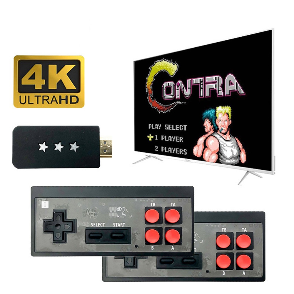 Vídeo Game Retro Console de Jogos FD600 Controles sem fio 1800 jogos 8bits Nintendo Nes - Produto no Brasil