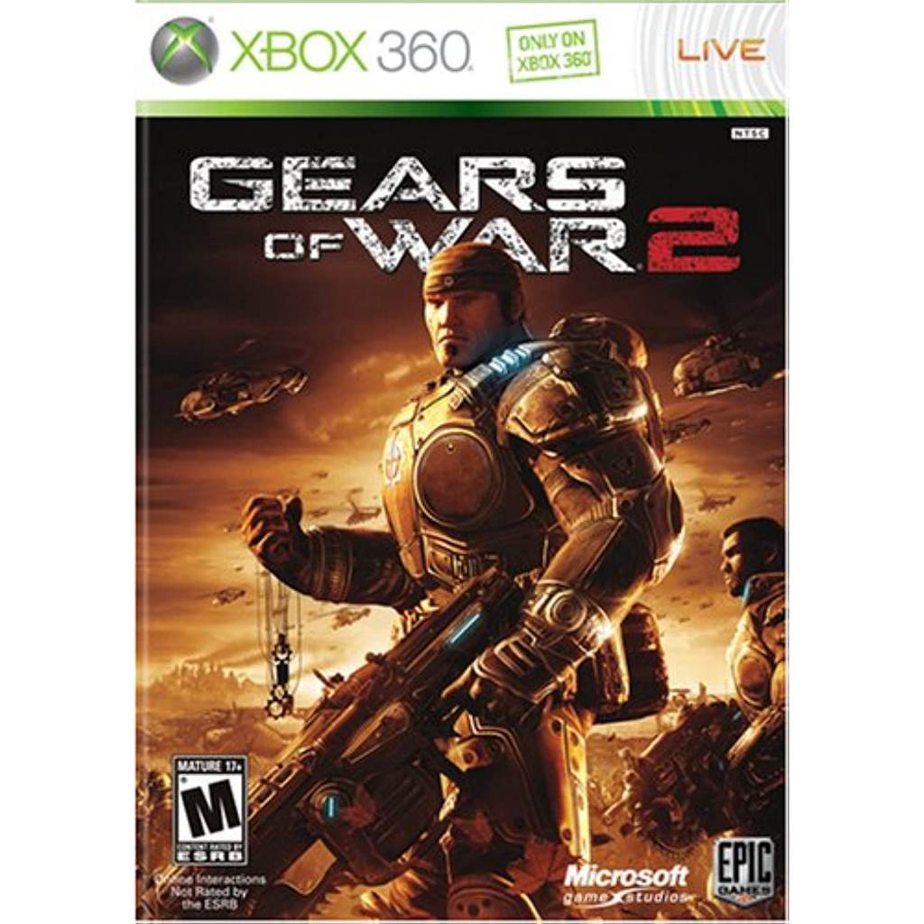 GEARS OF WAR 2- XBOX 360 MÍDIA FÍSICA ORIGINAL - X360
