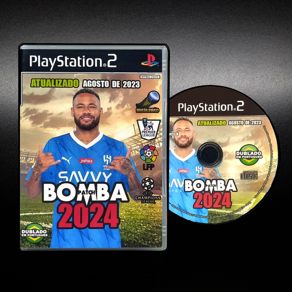 BombaPatch 2024 - Atualizado Brasileirão - Game Repro Ps2 / Play 2 Copy ...