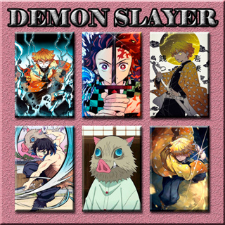 Quadro decorativo Poster Zenitsu Desenho Demon Slayer Arte para