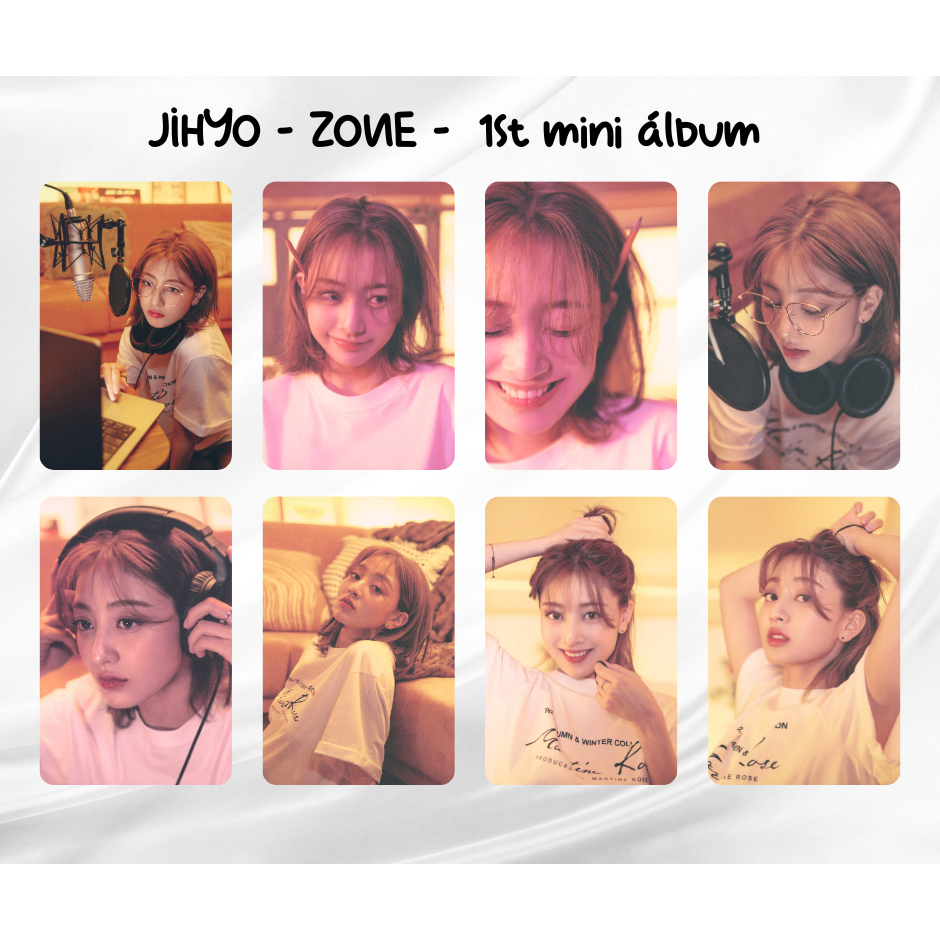 Kpop - JIHYO (TWICE) - Zone 1st mini album - Kit photocards