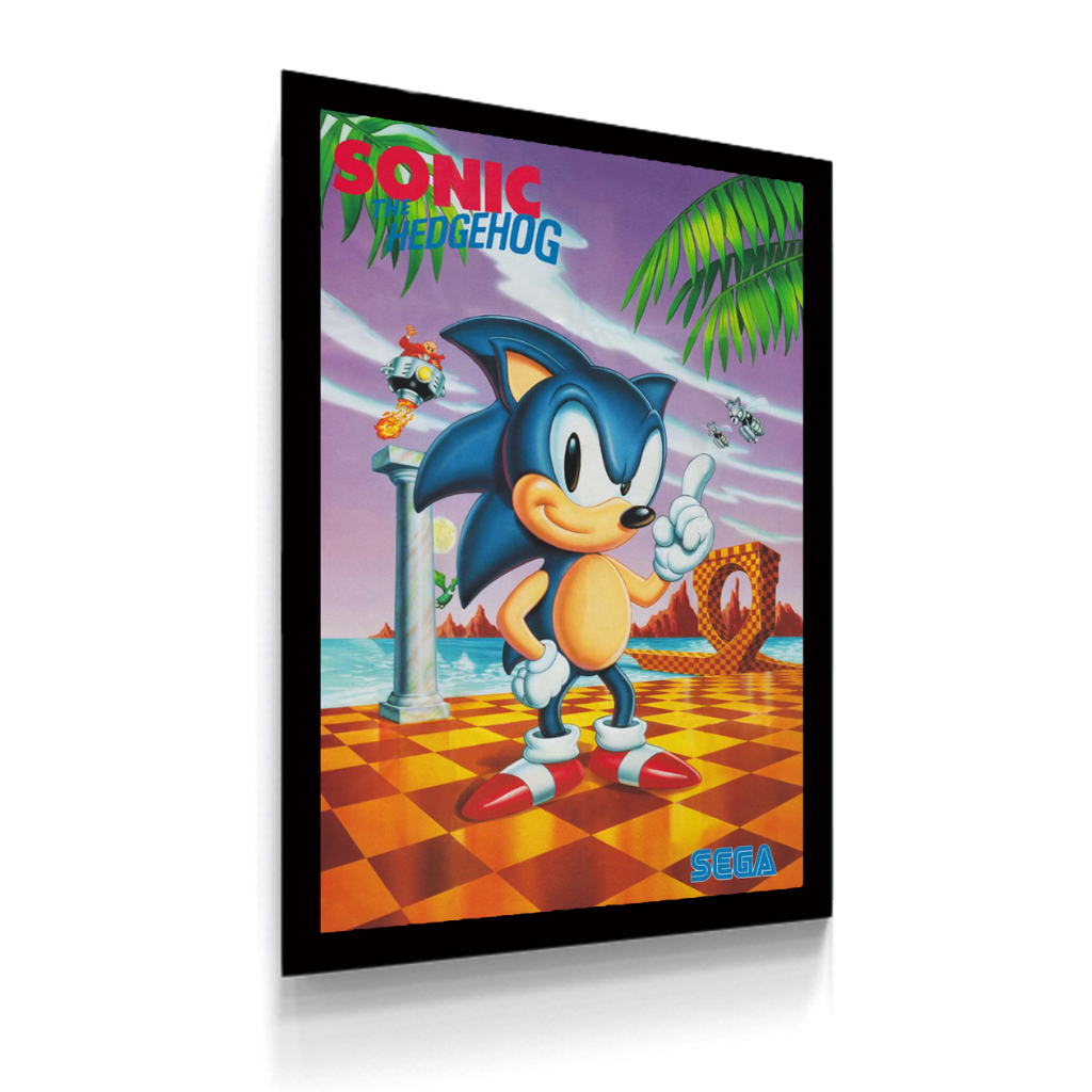 10 Placas Decorativas Jogos De Sega Master System Sonic Alex