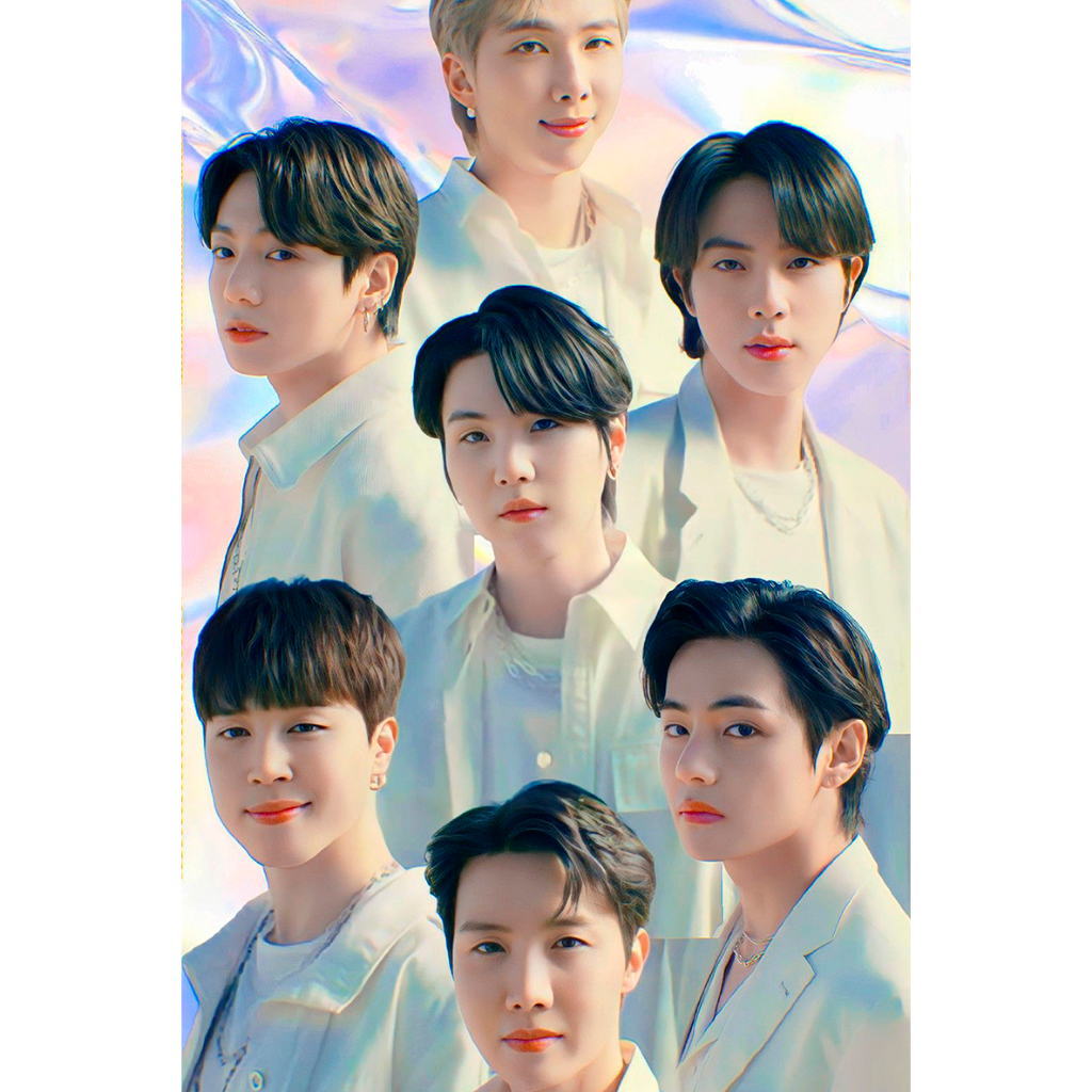 PLACA BTS KPOP 13X20cm A5 / JIN / JHOPE / JIMIN/ JUNGKOOK / V/ RM