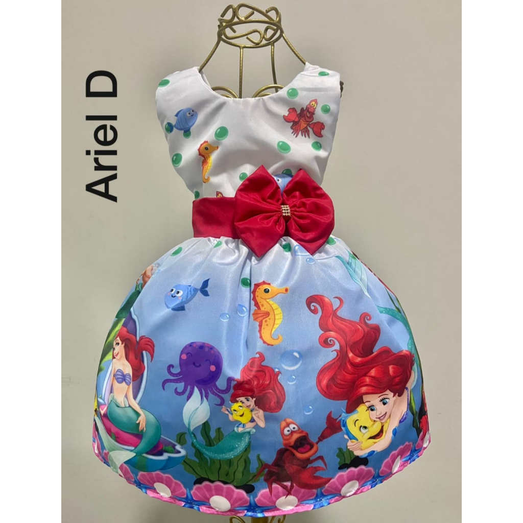 Vestido Infantil Lilás Lavanda Princesa Sofia Jasmine Ariel Tiara Luvas  Fantasia Carnaval Aniversário Temático Princesas Presente Menina Festa Luxo  Rodado