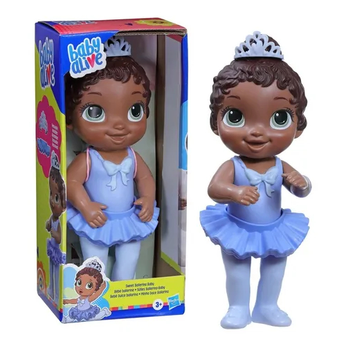 Boneca Baby Alive Glam SPA Dia de Princesa Morena F3565 Hasbro