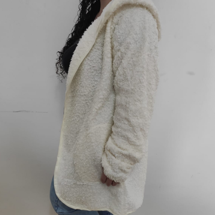 Casaco de Frio Peludo Felpudo Flock Teddy Super Macio e Quentinho Shopee Brasil