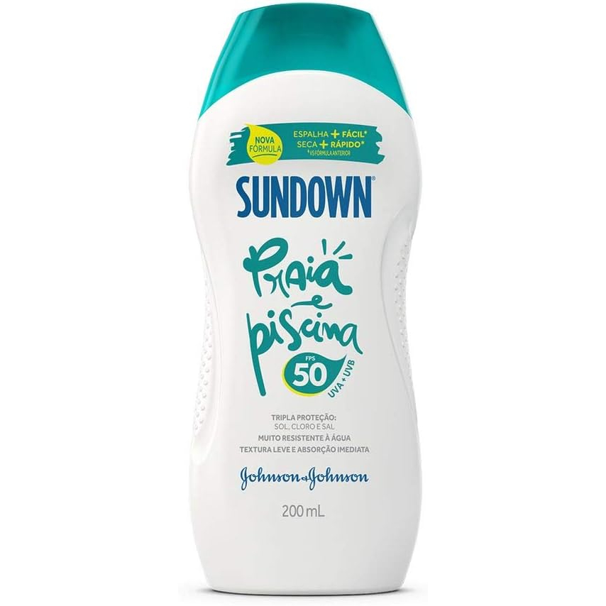 Protetor Solar Sundown Praia e Piscina Fps50 200ml - Envio Rápido