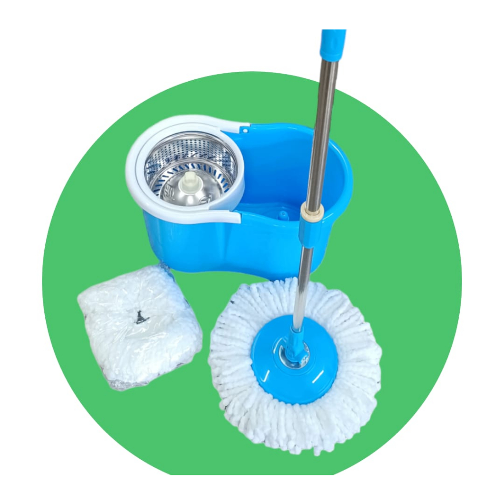 Balde Spin Mop 360 Com Esfregão Completo e Refil Flash Limp