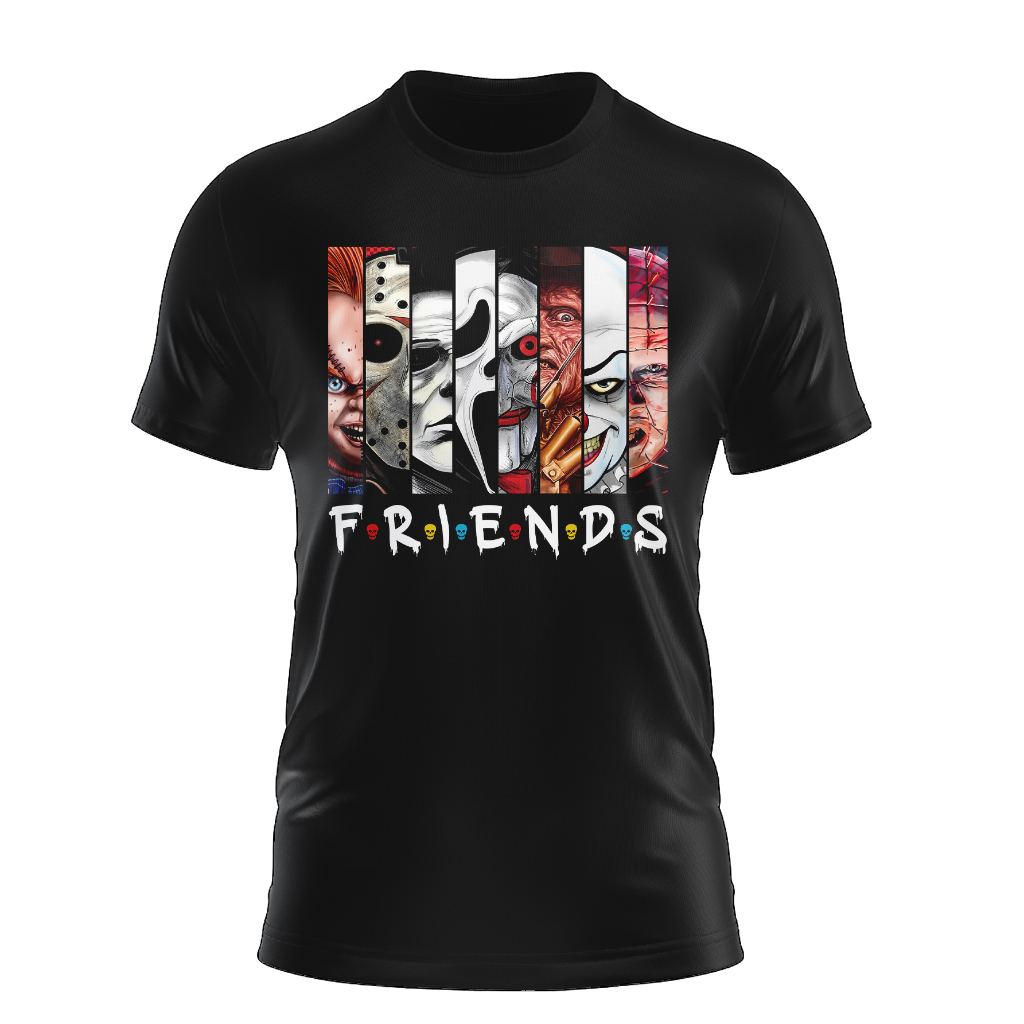 Camisa Camiseta Halloween Terror Amigos Friends Sexta Feira 13 Macabro Filmes Md 02