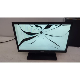 (2) Monitor Philco Ph19b16dm Led Tela Quebrada /sem Fonte