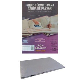 Forro Térmico Com Espuma Para Tábua De Passar Roupas Metalizado
