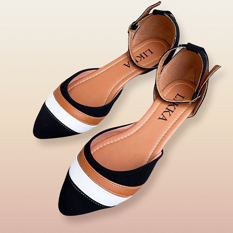 sapatilha feminina bico fino preta salomé sandalia moda rasteira sapato  calçado em Promoção na Shopee Brasil 2024
