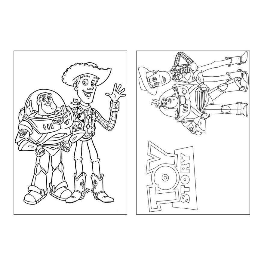 desenho para colorir toy story