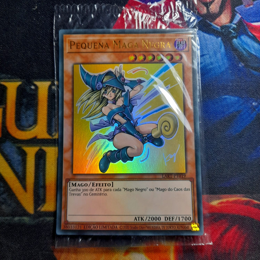 Pequena Maga Negra - Lacrado - Ultra Raro Foil - Lost Art Promotion - Original - Yu-gi-oh / Yugioh