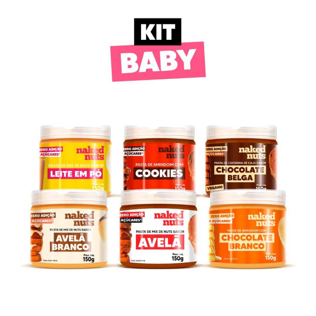 Kit Baby Naked Nuts Shopee Brasil