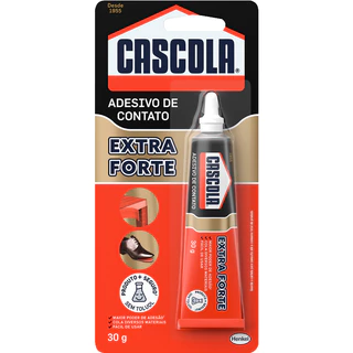 Adesivo Cascola de contato Extra Forte Sem Toluol 30g Cola Sapateiro Sapato