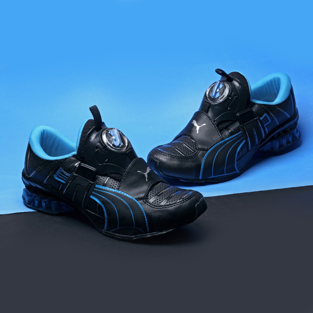 Puma disc preto outlet e azul