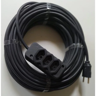 Extensão Elétrica 20 Metros Com Cabo PP 2x2,5mm Padrão Novo / Antigo 10A e 20A