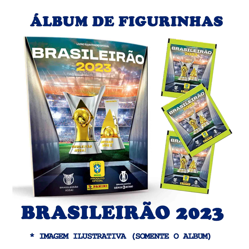 Comprar Álbum de Figurinhas Ilustrado Brasileirão 2023 Capa