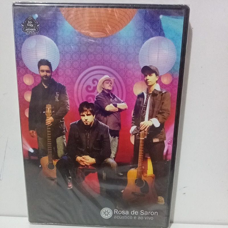 Dvd Rosa de Saron Acústico e Ao Vivo Lacrado de Fabrica original ...