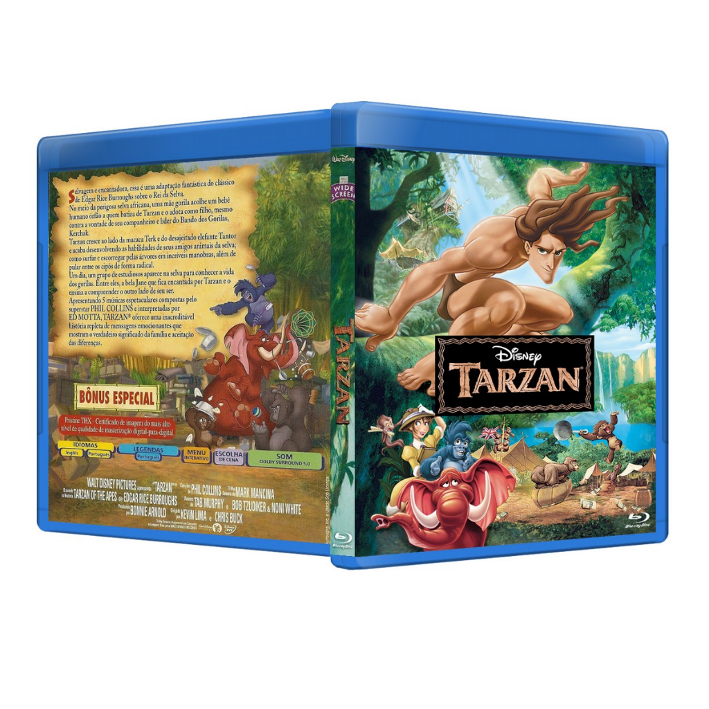 Filme Vhs Tarzan Desenho - Dublado