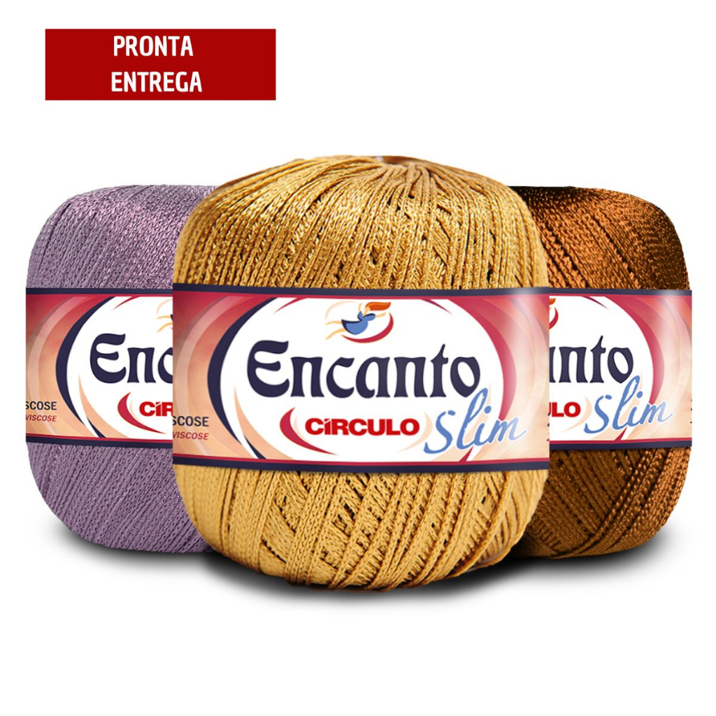 Linha Encanto Slim Círculo Crochê/Trico 100 Gramas 240m