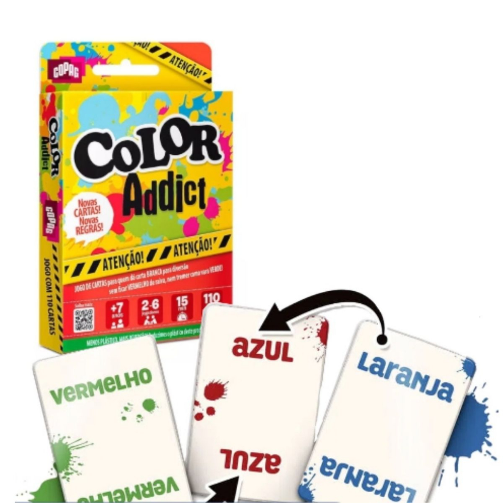 Jogo Brinquedo Carton Color Addict Luluca - Copag em Promoção na