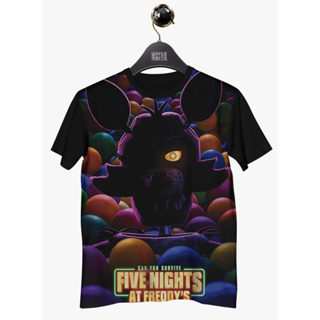 Camiseta Five Nights at Freddy Foxy Fnaf Infantil Adulto