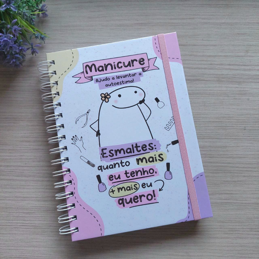 Agenda de Agendamentos 2024 personalizada - Marcação de Horários - Flork  Manicure