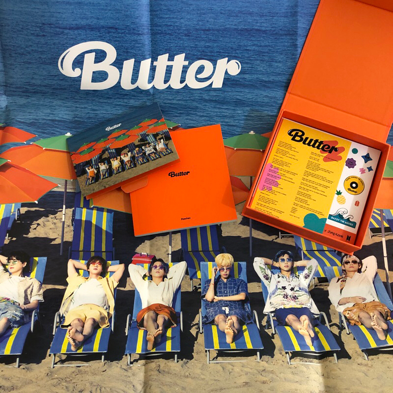 Álbum CD BTS Butter - Original com Pôster Weverse | Shopee Brasil
