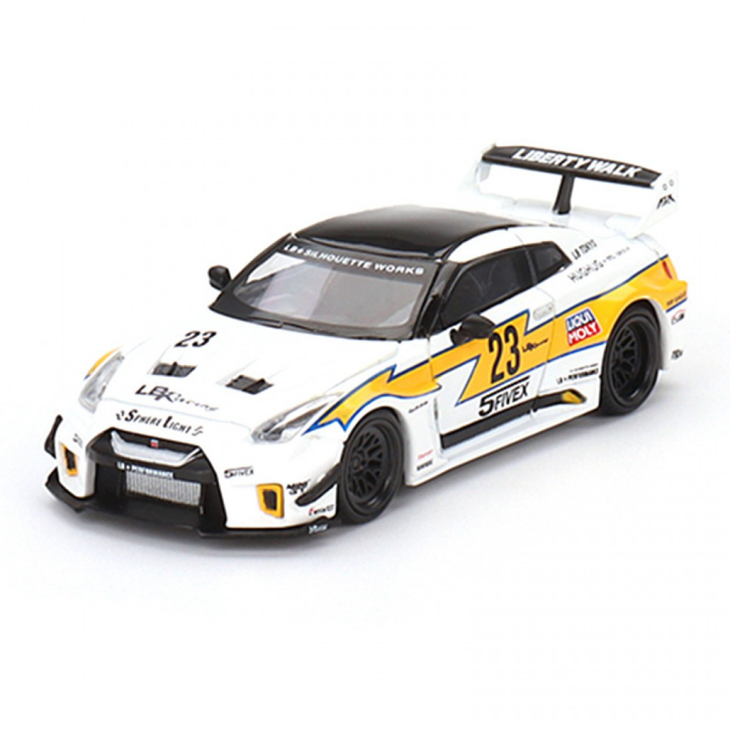 Mini Gt #168 Nissan 35gt-rr Lb-silhouette Works White 1/64