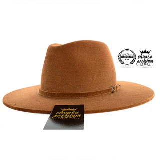 CHAPÉU FEDORA FERRUGEM COM PEQUENO DEFEITO DE FABRICAÇÃO - LEIA A DESCRIÇÃO