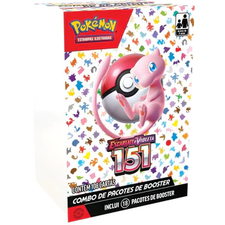 Combo de Booster Pokemon 151 - (meia Booster Box)