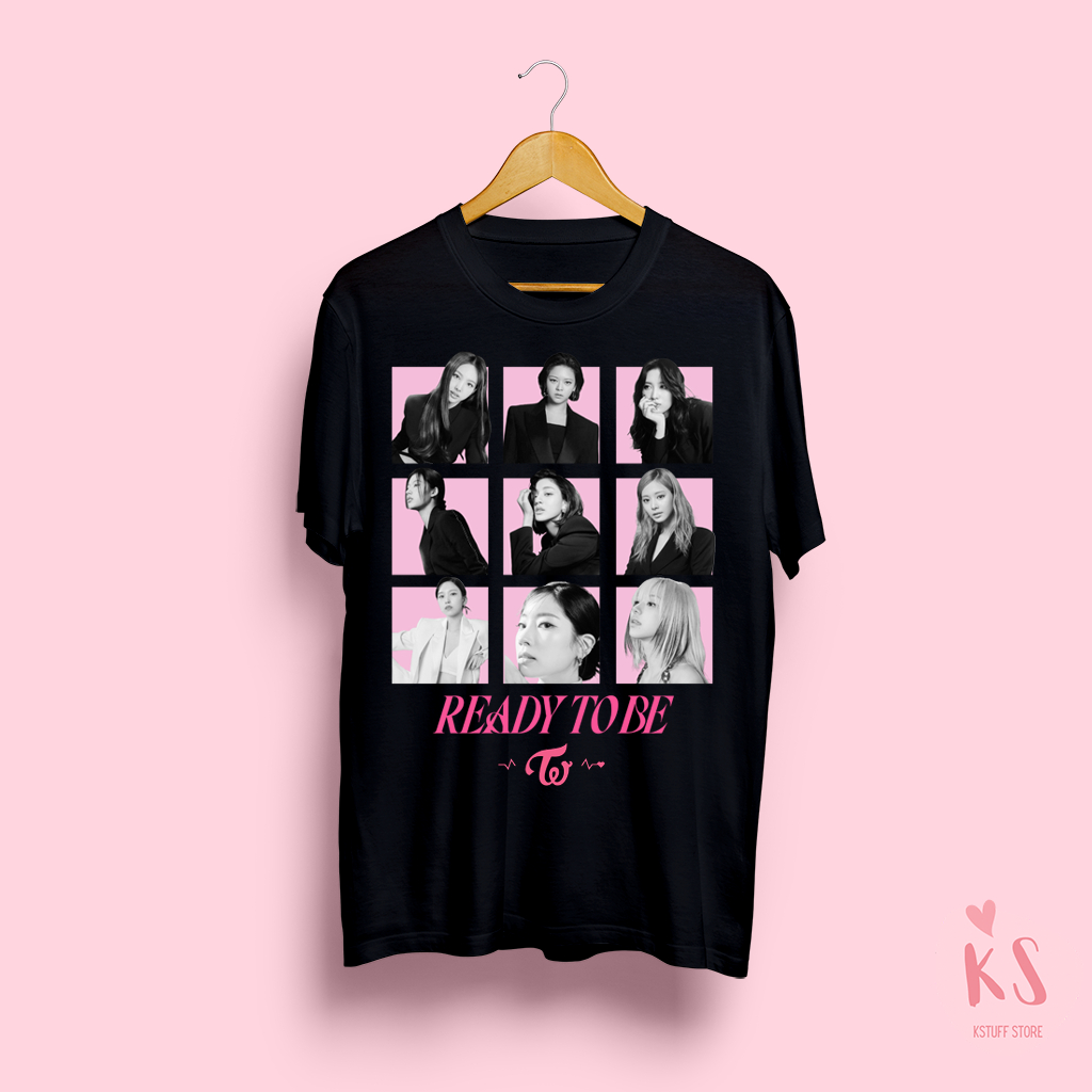 Camiseta Unissex Twice Ready To Be Tour | Shopee Brasil