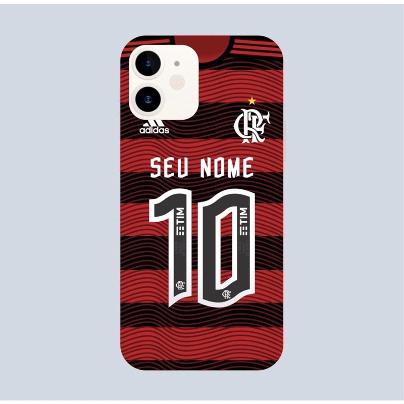 Capa capinha flamengo personalizada com nome e número | Shopee Brasil