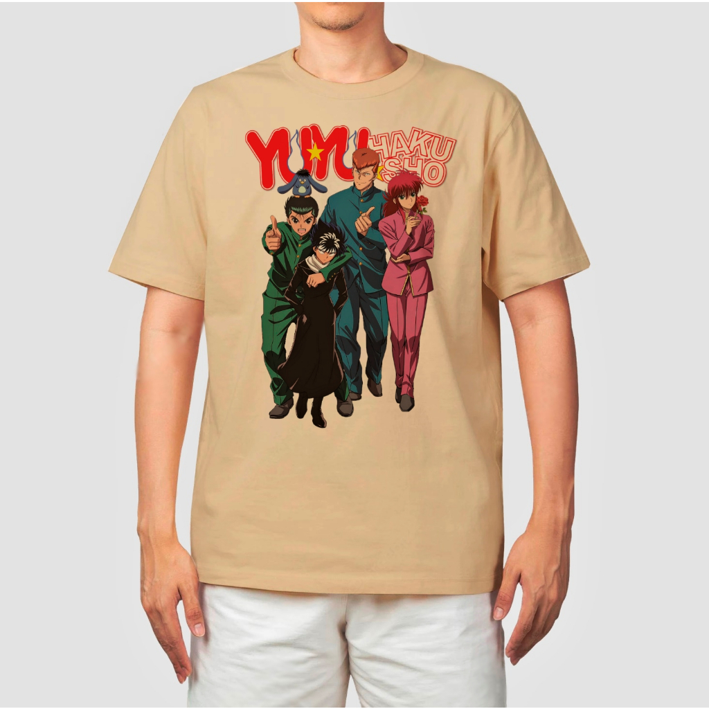 カードダスその他 Yu Yu Hakusho anime tee Camiseta camisa Yu Yu Hakusho Time Urameshi Hiei Yusuke Anime Nerd