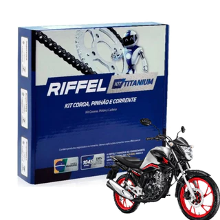 Kit Relacao Tracao Transmissao Cg Titan Fan 160 2016 2017 2018 2019 2020 2021 2022 2023 2025 Original Riffel em Oferta na Shopee