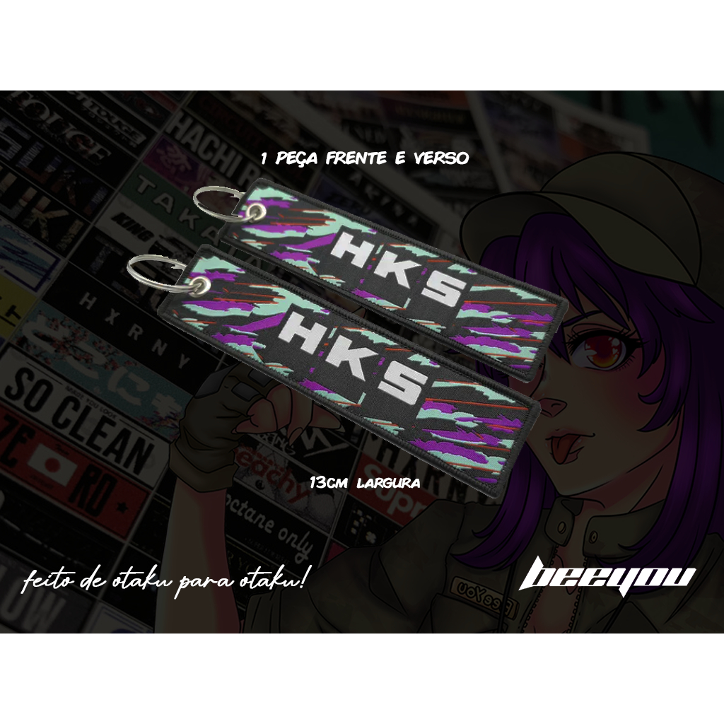 CHAVEIRO ESTILO JETTAG JDM COLLECTION - SPOON, HKS, HONDA