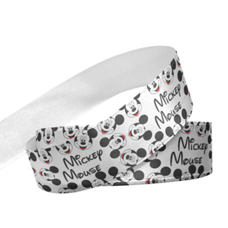 Fita de Gorgurão Mickey - 1 Peça - PE41 - 38mm x 10m - Bela Fita - Coleção Disney