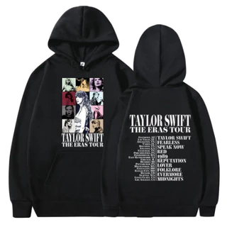 Moletom Taylor Swift The Eras Tour, álbum Midnight Vareadas Estampas