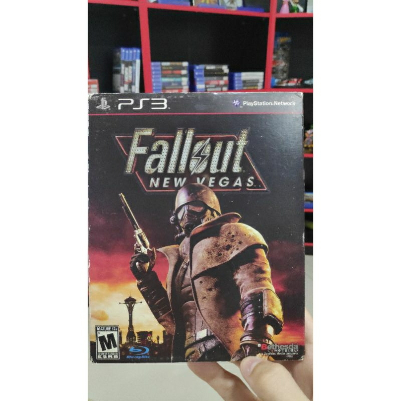 Fallout New Vegas com luva Ps3 mídia física