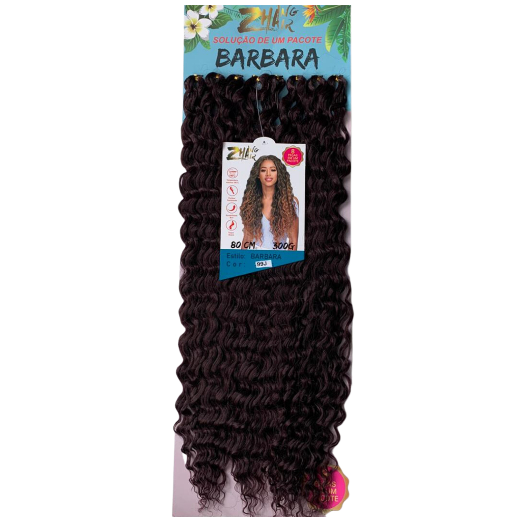 cabelo super line barbara orgânico método crochet 80c 300g