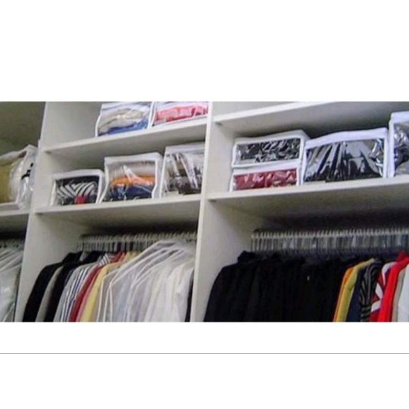 kit 50 peças Embalagens em Pvc com zíper 45x35x10 | Shopee Brasil