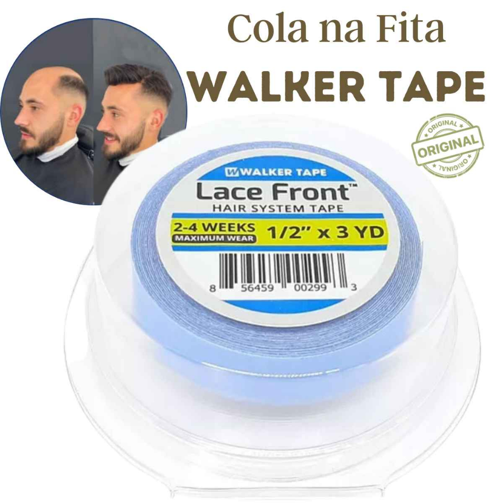 Walker Tape Cola Fita Adesiva Capilar Hair 3 metros Peruca Front