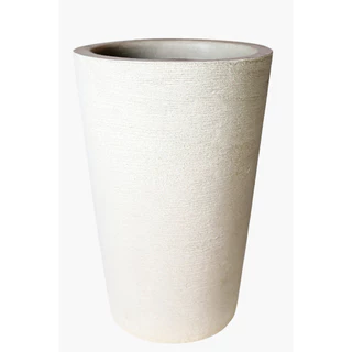 Vaso Coluna Cone Moderno Modelo Jardim Polietileno - 40 X 33