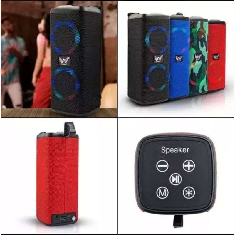 Caixa de Som À prova de respingos d'água BASS com RGB Altomex AL-6091