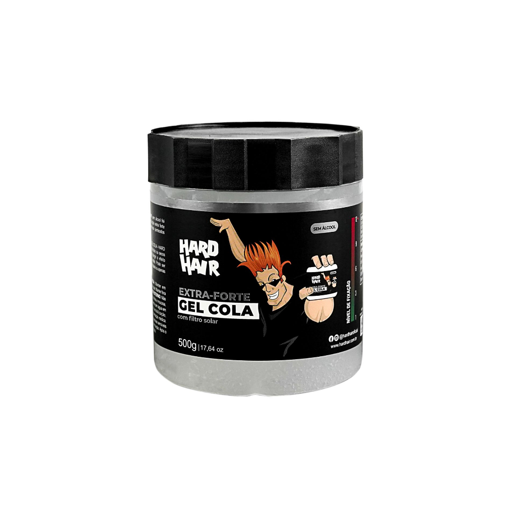 Gel Cola Incolor Hard Hair 500g Un