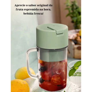 Mini Liquidificador Elétrico Com Fio Mini Juicer Espremedor Garrafa Portátil